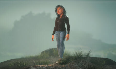 Stylized Girl Side
