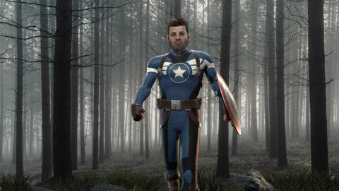 Captain America Classic Lookdev